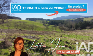 Terrain  2138 m² à vendre à Beauzac (43590)
