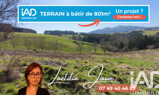 Terrain  801 m² à vendre à Beauzac (43590)