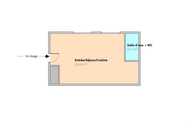 Appartement 1 pièces 205000 €