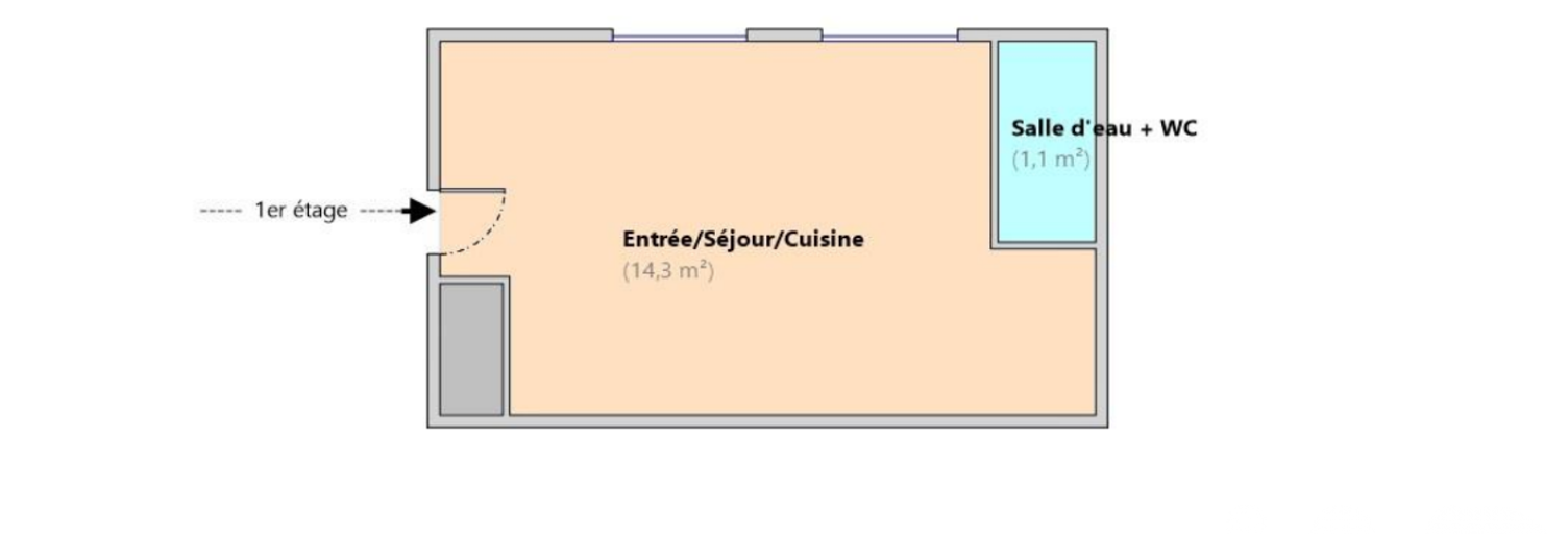 Appartement 1 Pièce 15 m² à vendre à Paris 12 (75012)