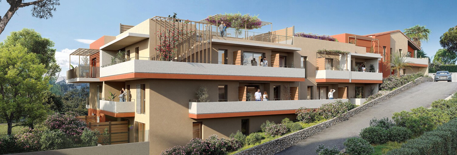 Appartement neuf T1, T2, T3, T4 Pièce 28 à 90 m² à vendre à Antibes (06600)