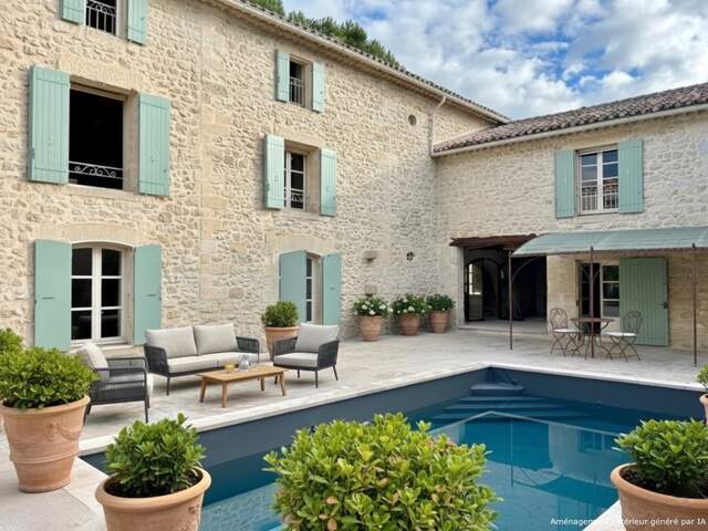 Á UZES (30) Propriété d’Exception à Deux Pas de la Place aux Herbes — photo du bien