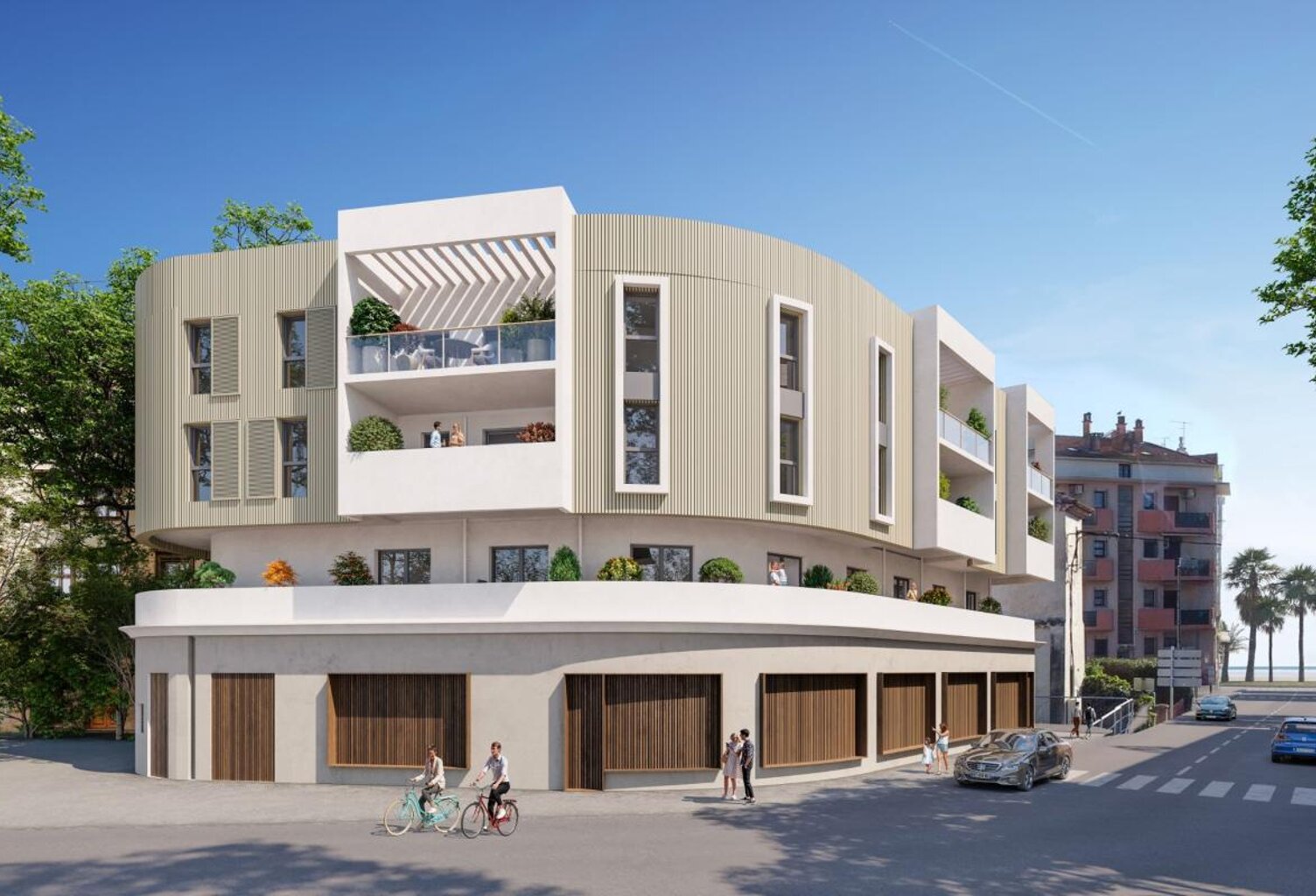 APPARTEMENT TYPE 4 79 M2 AVEC TERRASSE PLEIN SUD ET DEUX PLACES DE PARKING EN SOUS-SOL DANS RÉSIDENCE STANDING NEUVE — photo 1