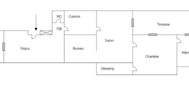 Appartement 3 pièces  à louer Perpignan 66000