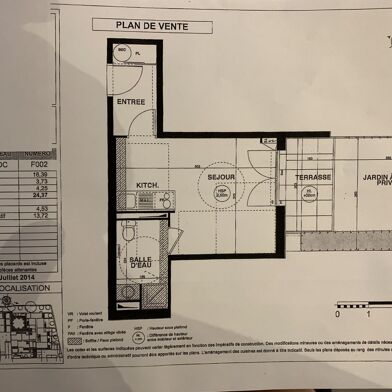 Appartement 1 pièces 165000 €