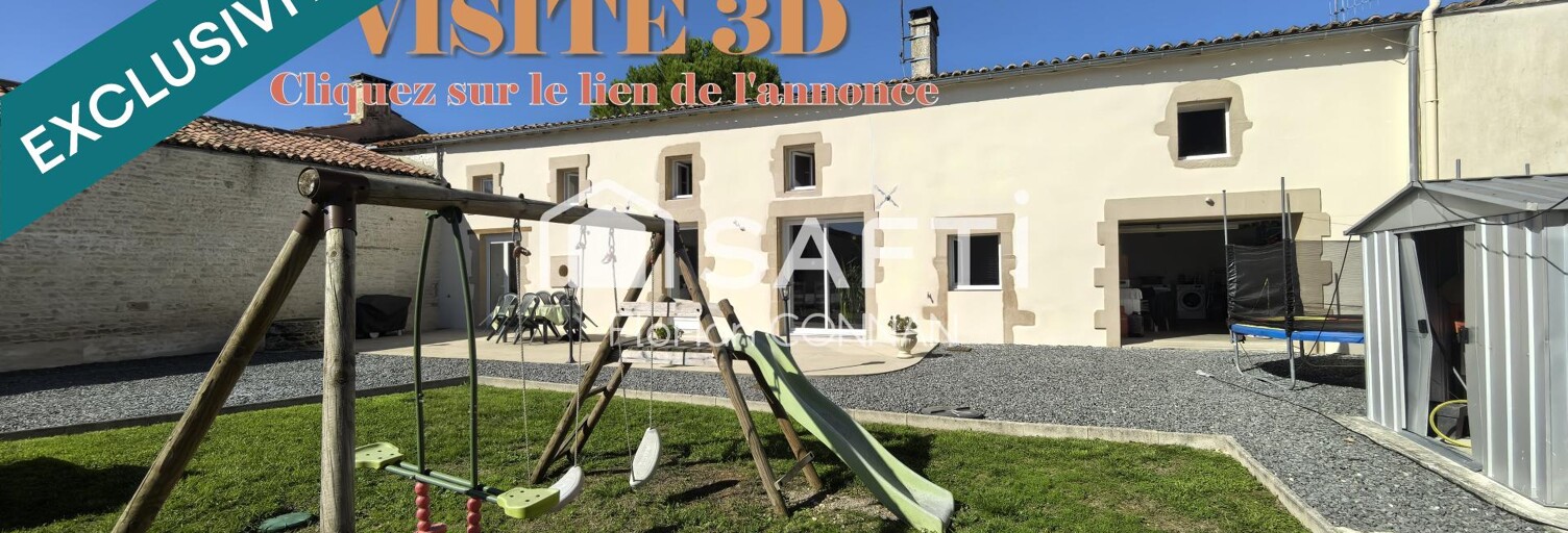 Maison 7 Pièces 178 m² à vendre à Paillé (17470)