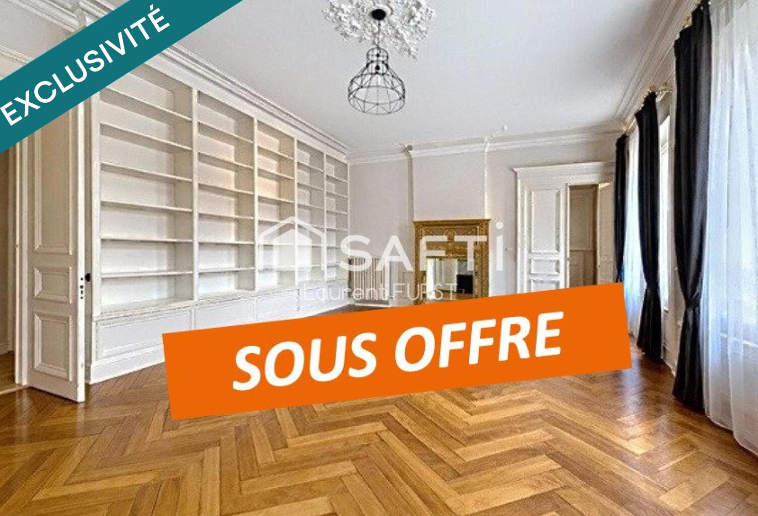 Appartement Ancien avec plafonds et parquets — photo 1