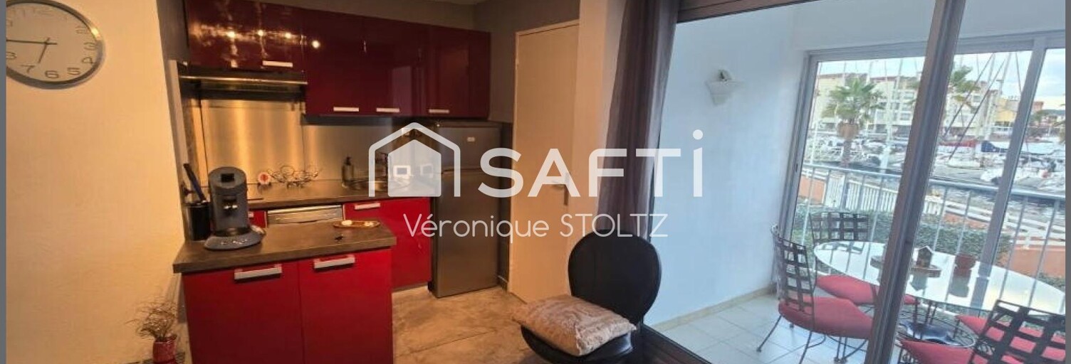 Appartement 1 Pièce 27 m² à vendre à Gruissan (11430)