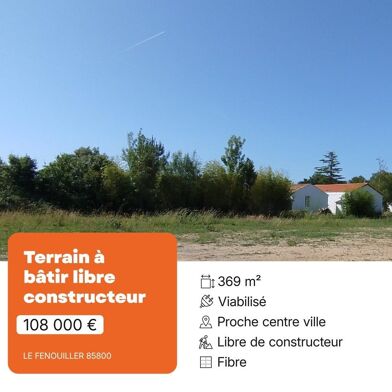 Terrain  108000 €