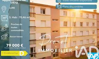 Appartement 4 Pièces 70 m² à vendre à Lure (70200)