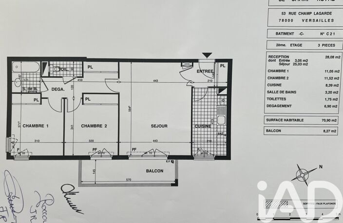 Vente Appartement 3 pièces — photo 2