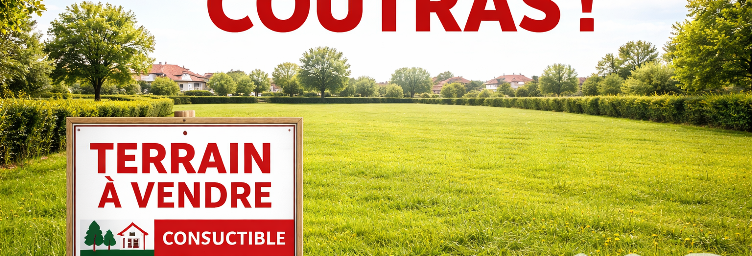 Terrain  470 m² à vendre à Coutras (33230)