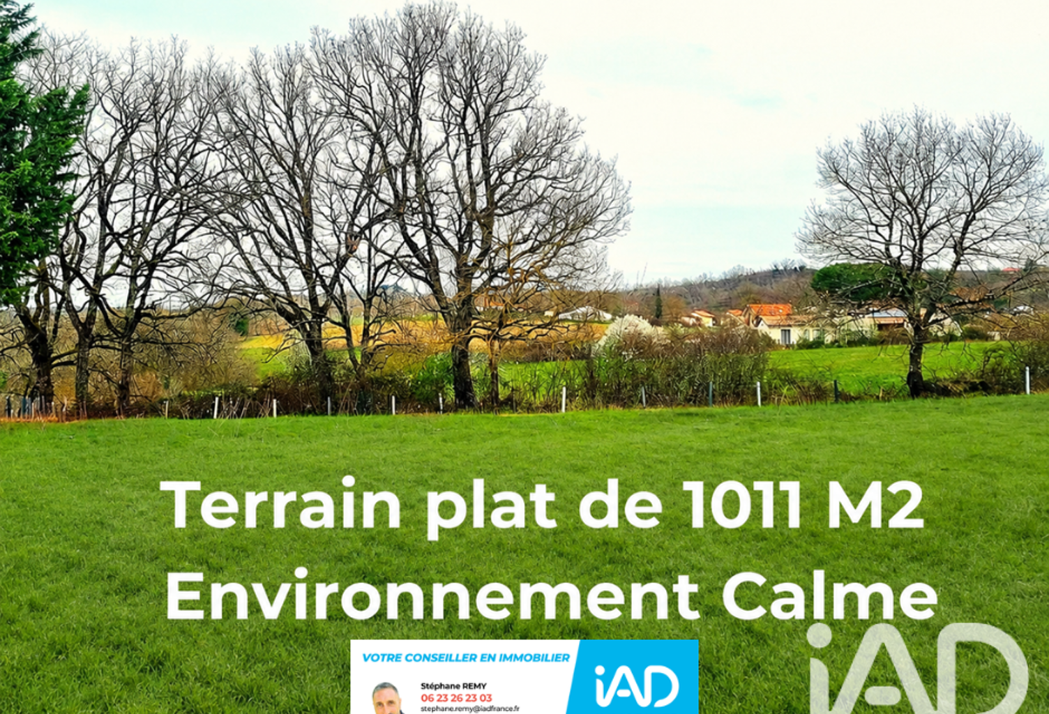 Vente Terrain à bâtir 1 011 m&sup2; — photo 1