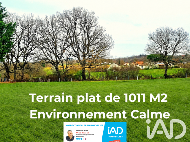 Vente Terrain à bâtir 1 011 m&sup2; — photo du bien