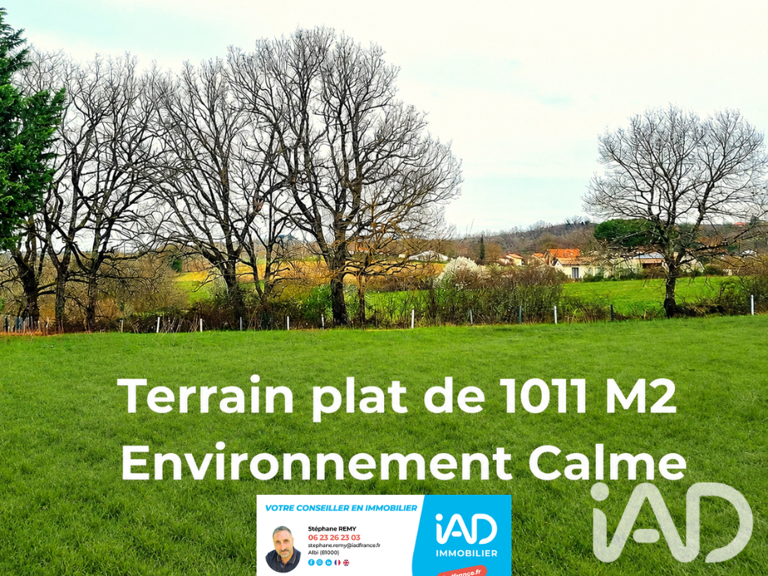 Vente Terrain à bâtir 1 011 m&sup2; — photo 1