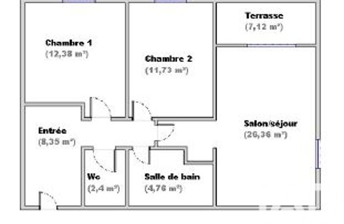 Vente Appartement 3 pièces — photo 2