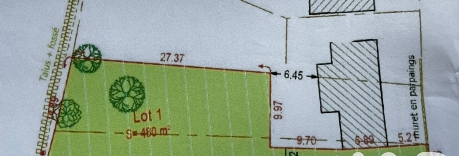 Terrain  480 m² à vendre à Saint-Gildas-de-Rhuys (56730)