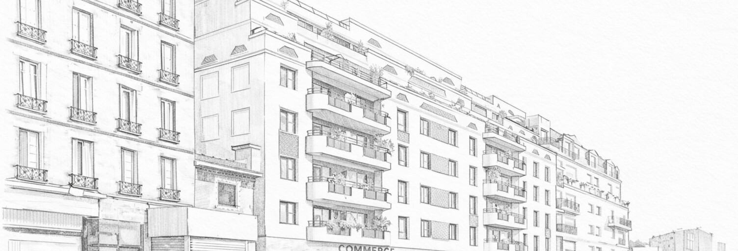 Appartement neuf T1, T2, T3, T4 Pièce 34 à 76 m² à vendre à Drancy (93700)