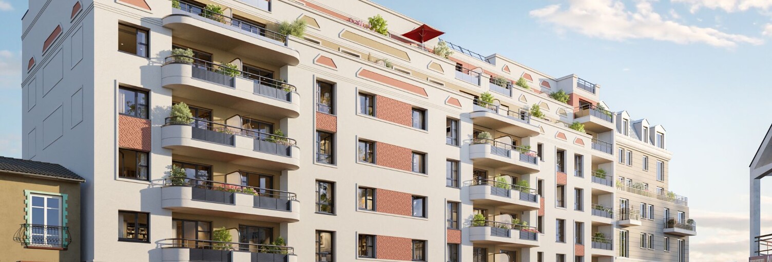 Appartement neuf T1, T2, T3, T4 Pièce 34 à 76 m² à vendre à Drancy (93700)