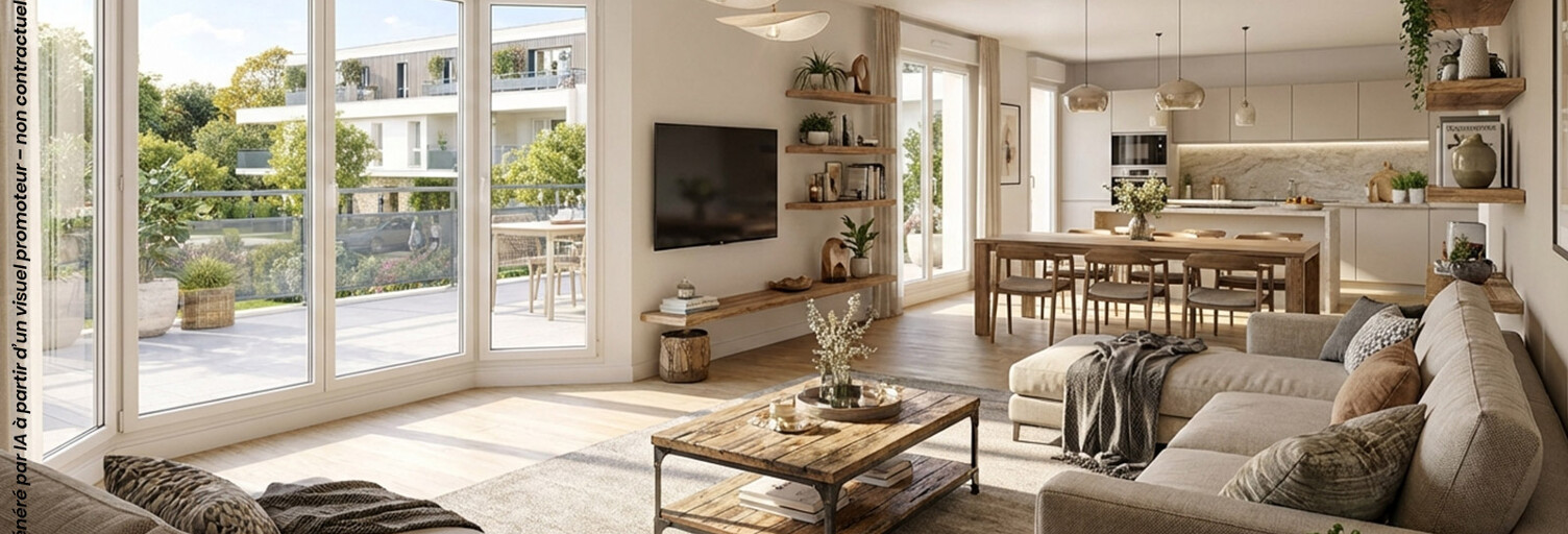 Appartement neuf T3 Pièce 60 m² à vendre à Sucé-sur-Erdre (44240)