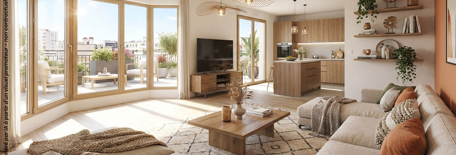 Appartement 1 Pièce 34 m² à vendre à Rosny-sous-Bois (93110)