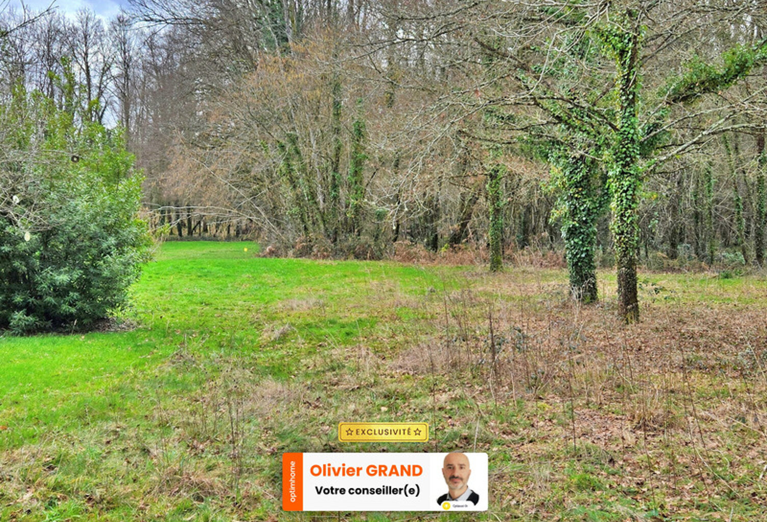 TERRAIN 1200M² - ENVIRONNEMENT CAMPAGNE ET BOISE — photo 1