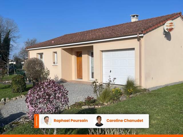 Charmante maison de plain-pied 80m2 sur 616m2 — photo du bien