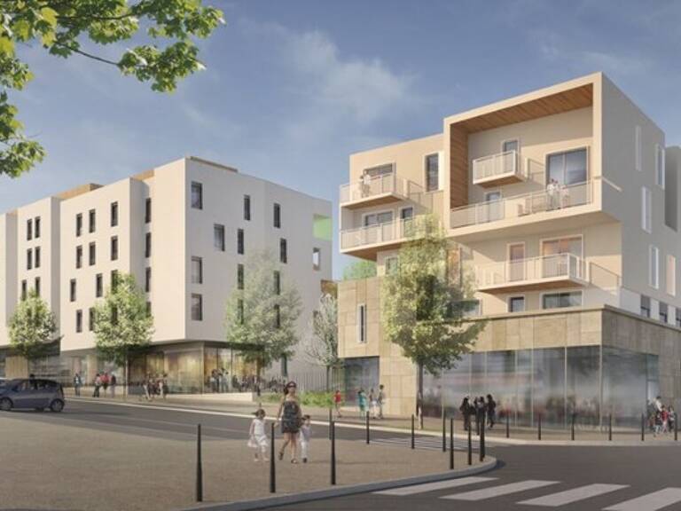Dpt Rhône (69), Murs à vendre SATHONAY CAMP locaux/bureaux avec vitrines sur rue,  135m2 en centre ville, brut de béton — photo 1