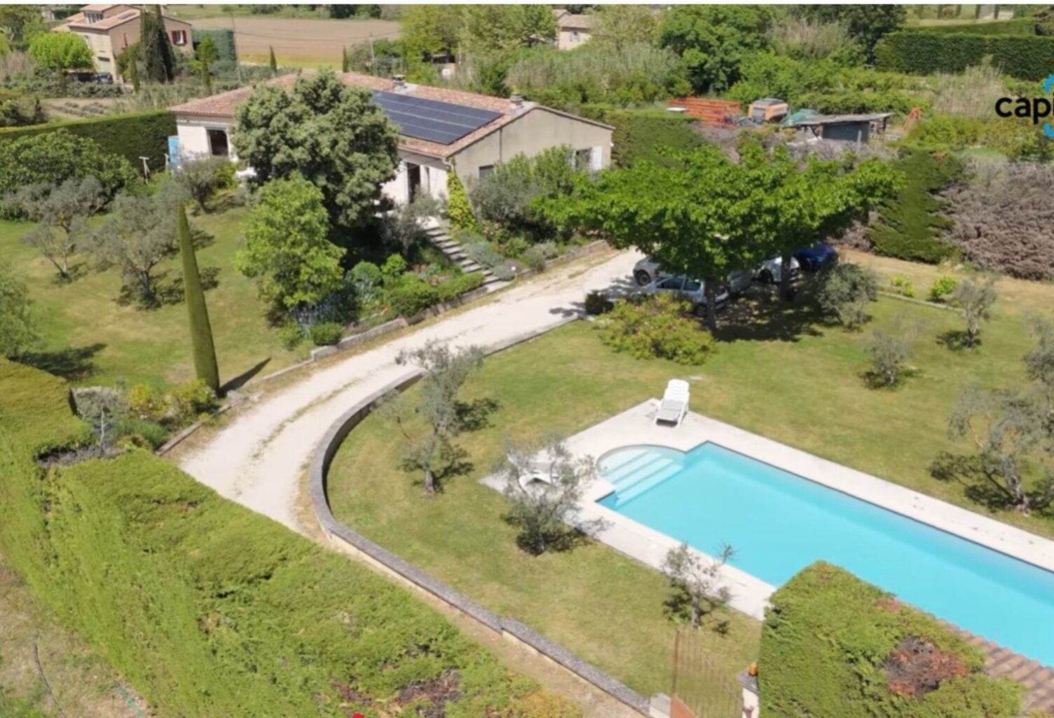 LES TAILLADES, maison individuelle de plain pied  de 210 m2, en campagne,  4 chambres, sur un terrain de 2900 m2 environ, piscinene — photo 1