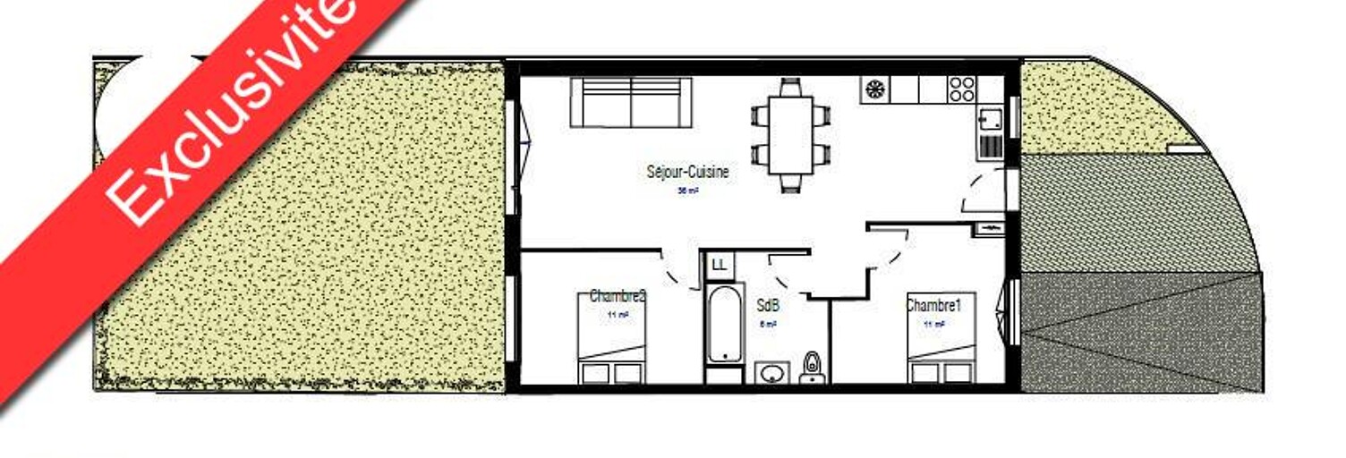 Maison 3 Pièces 64 m² à vendre à Beauvois-en-Cambrésis (59157)