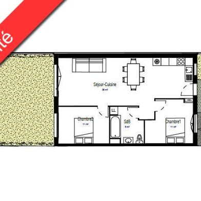 Maison 3 pièces 198625 €