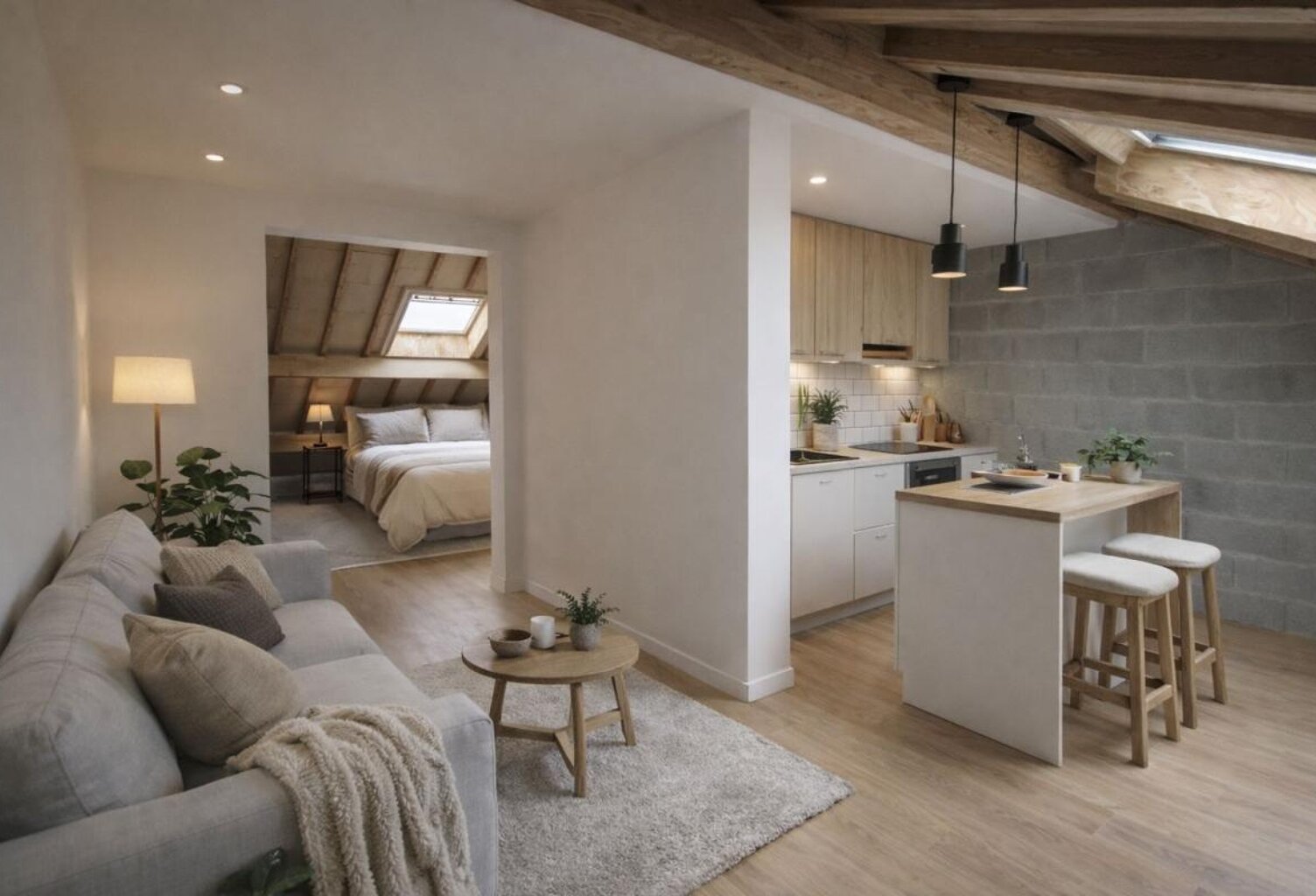 Appartement type 2 –  39,10m² – Dans bâtiment entièrement rénové — photo 1