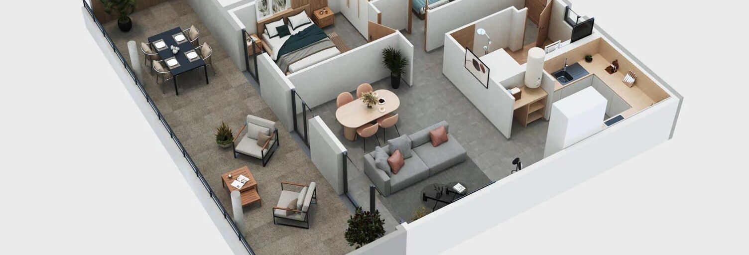 Appartement 3 Pièces 66 m² à vendre à Albitreccia (20128)