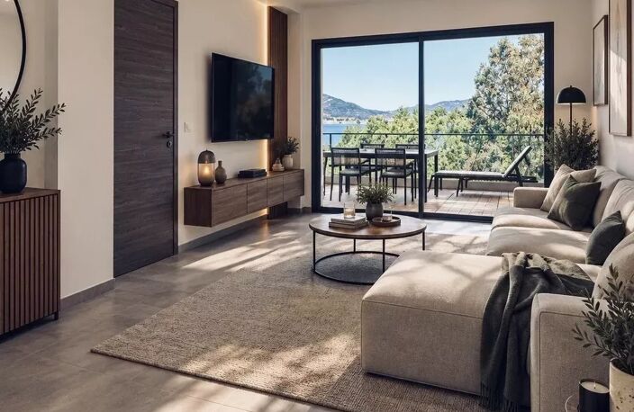 Vente Porticcio grand T2 avec terrasse et vue mer — photo 2