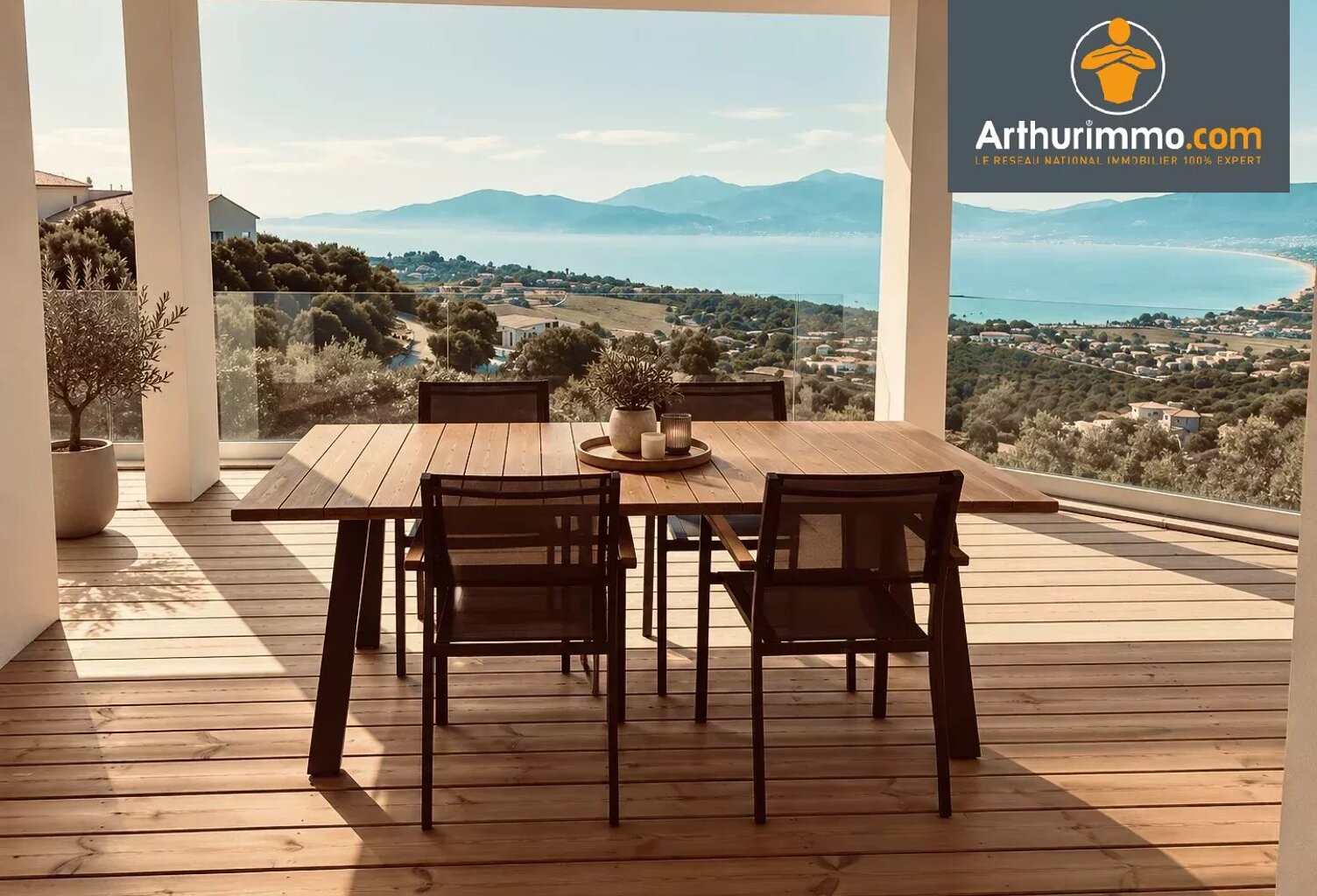 Vente appartement T3 Porticcio vue panoramique — photo 1