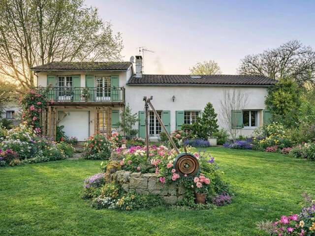 Maison de caractère avec un grand terrain — photo du bien