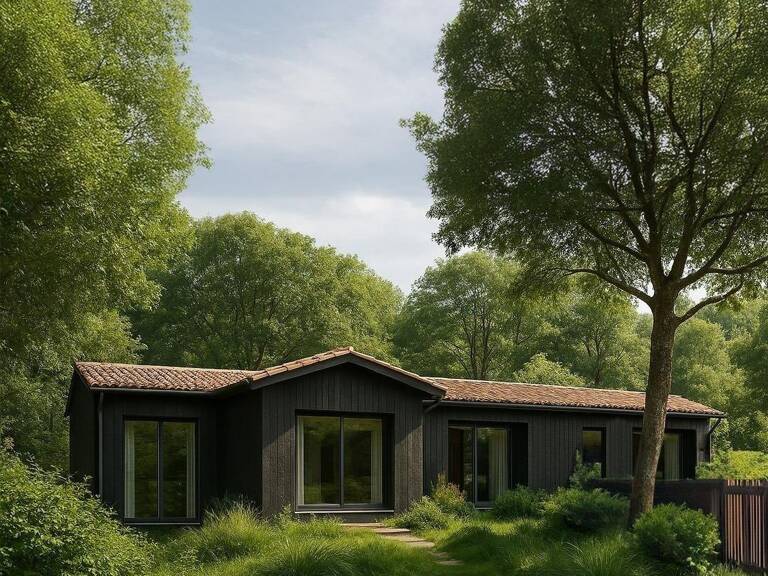 Terrain à bâtir pour maison en bois contemporaine - PC accordé — photo 1