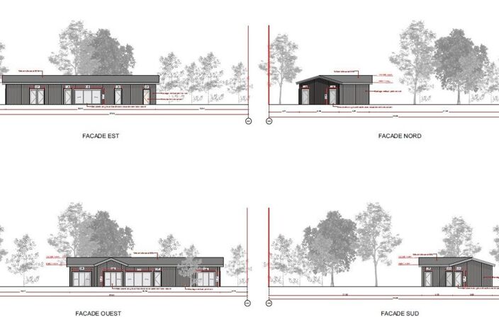 Terrain à bâtir pour maison en bois contemporaine - PC accordé — photo 5