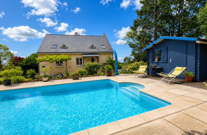 Maison ligérienne jardin bucolique, piscine. — photo 2