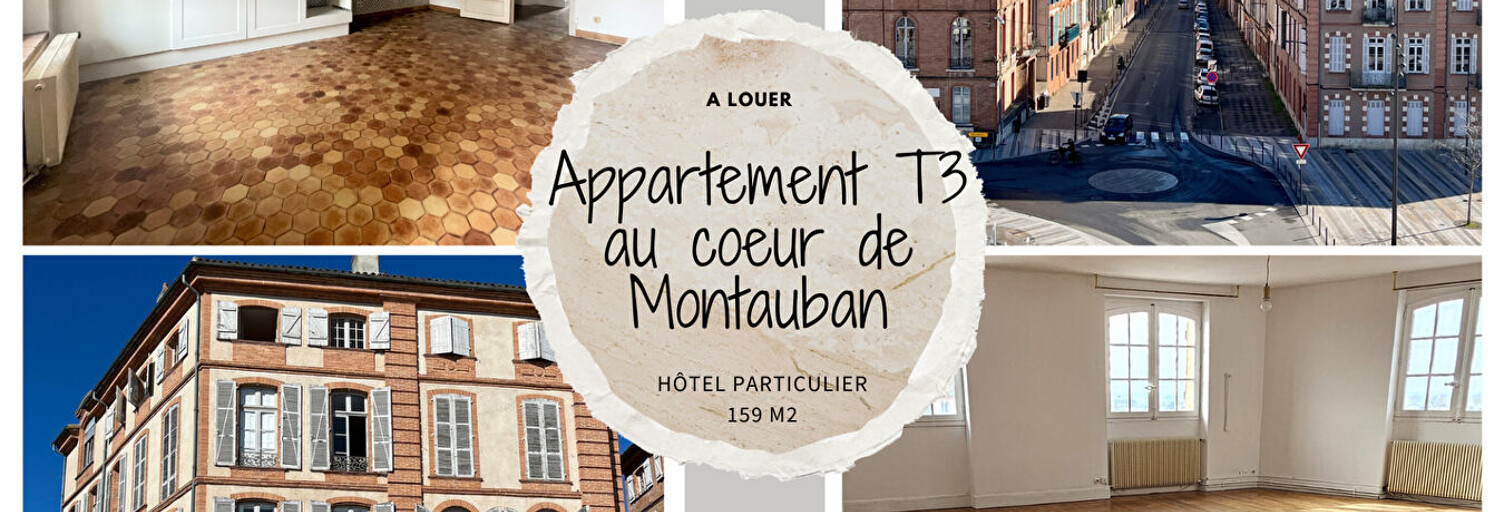 Appartement 3 Pièces 159 m² à louer à Montauban (82000)