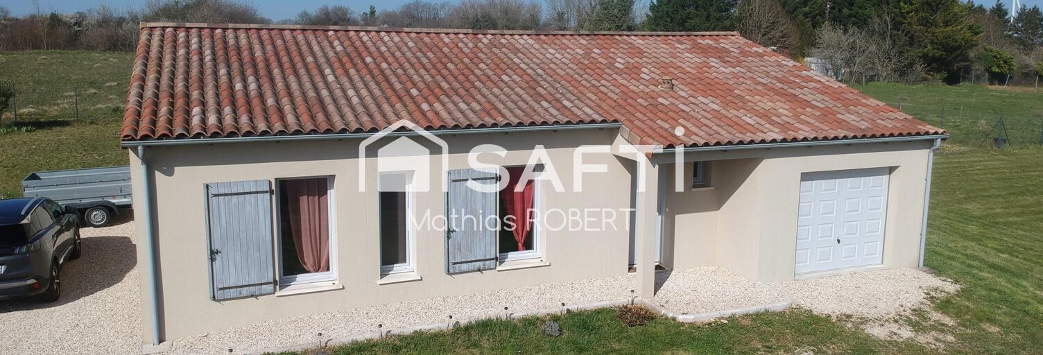 Maison 4 Pièces 106 m² à vendre à Saint-Amant-de-Boixe (16330)