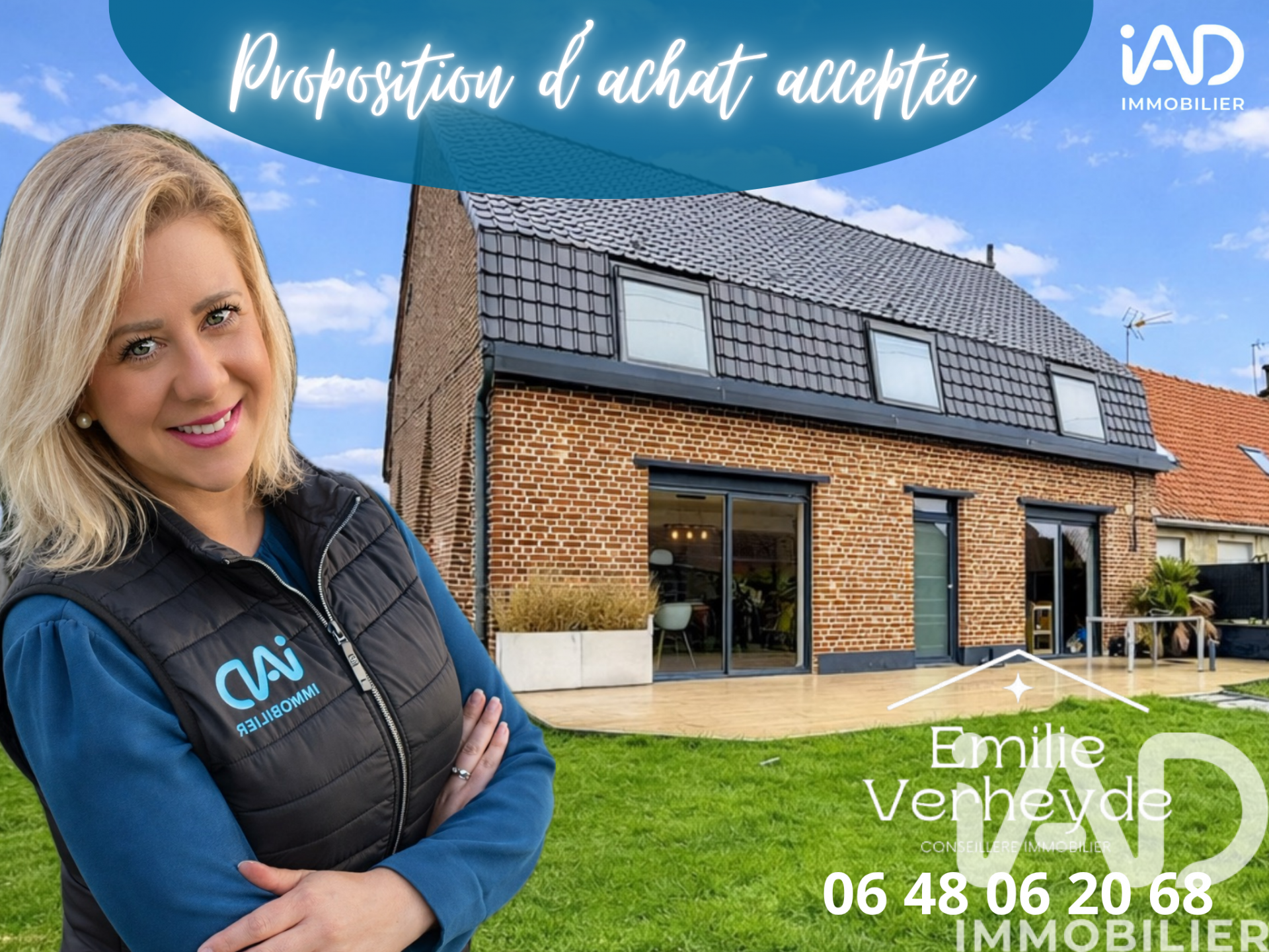 Houtkerque - 155m² - 7p. - 5ch.