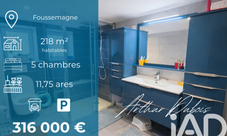 Maison 7 Pièces 218 m² à vendre à Foussemagne (90150)