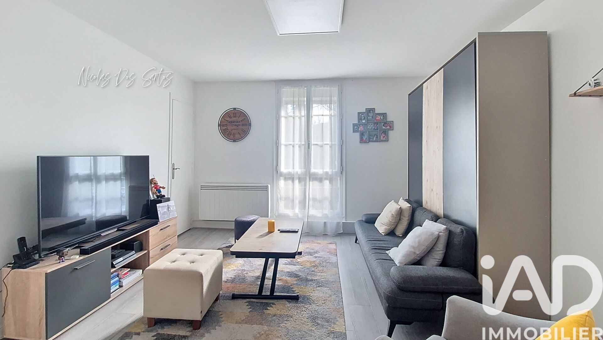 Pontoise - 48m² - 2p. - 1ch.