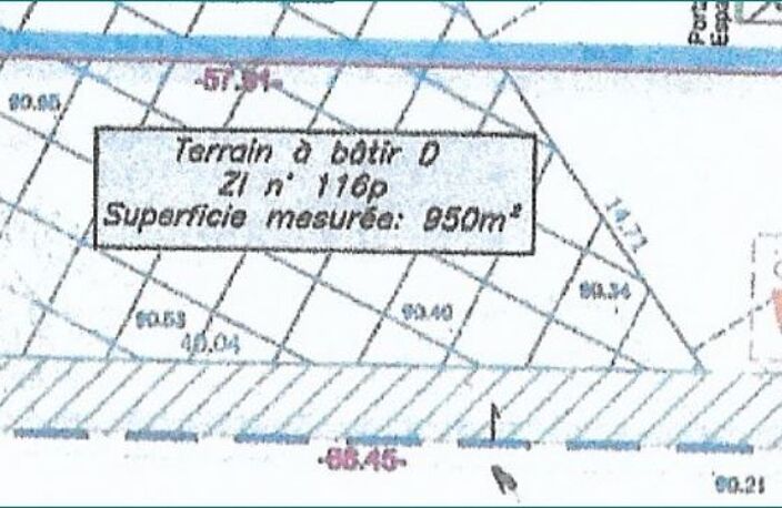Vente Terrain à bâtir 950 m&sup2; — photo 2