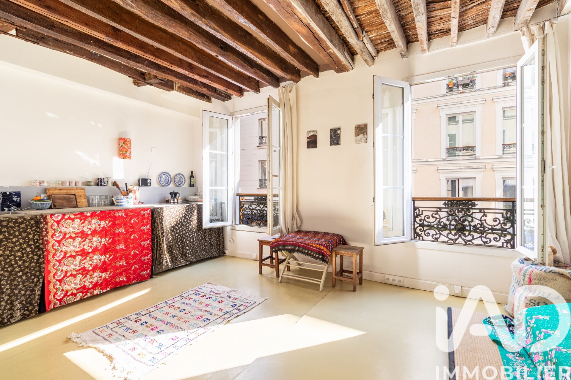 Paris 10e - 48m² - 2p. - 1ch.