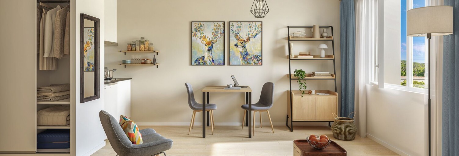 Appartement neuf T1 Pièce 18 à 26 m² à vendre à Saint-Orens-de-Gameville (31650)