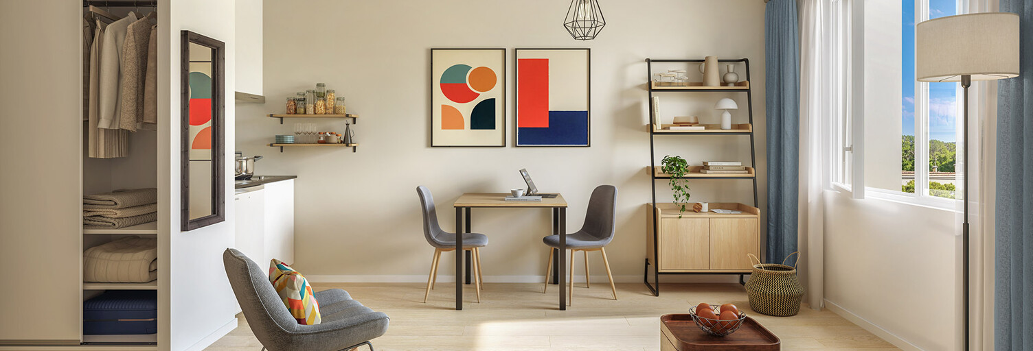 Appartement neuf T1 Pièce 19 à 28 m² à vendre à Saint-Orens-de-Gameville (31650)