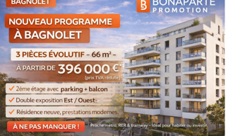 Appartement 2 Pièces 66 m² à vendre à Bagnolet (93170)