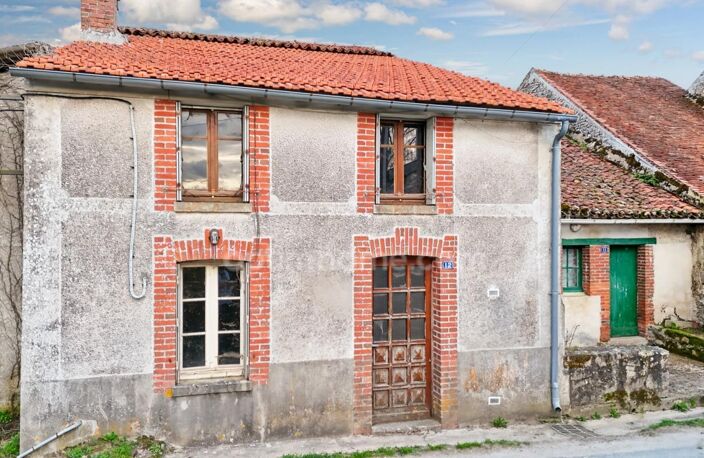 Ensemble 2 maisons mitoyennes à réhabiliter + Grange + Terrain 417 m²- Dompierre les Eglises 87190 — photo 2